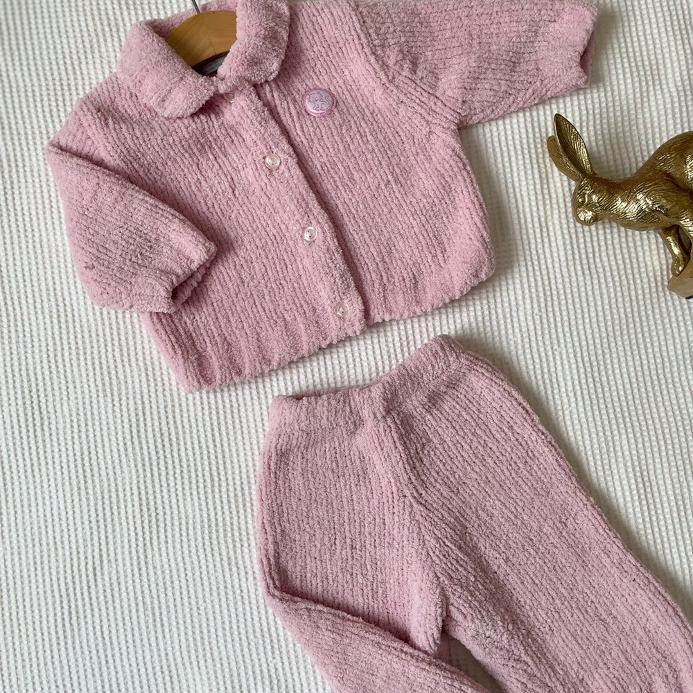 Vintage Sesame Street Cozy Pink Kids Set